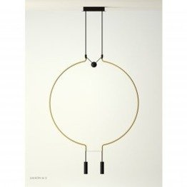 Zwis LED Axo Light Liaison P2 złoto/czarny