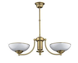 Żyrandol Kutek N-ZW-2(P) Patyna