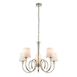 Żyrandol Interiors  Fabia & White Shades 74432