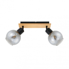 Oprawa sufitowa Italux Barel SPL-67535-2-BK-WO