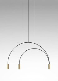 Zwis Estiluz Volta T-3536S-M BLK-GLD Czarno złoty