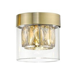 Plafon Zuma Line Gem C0389-01A-0FD2 brąz antyczny
