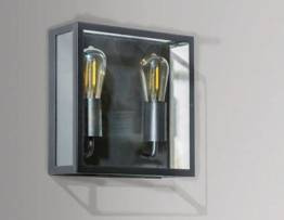 Azzardo Niklas 2 AZ4488 Oprawa Ścienna Czarna