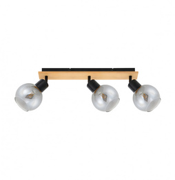 Oprawa sufitowa Italux Barel SPL-67535-3-BK-WO