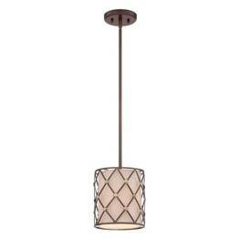 Elstead Lighting Brown Lattice QZ/BROWNLATT/P/S Lampa wisząca