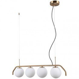 Nowoczesna Lampa wisząca Italux Carimi białe kule