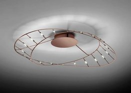 Sforzin Tesa Piccola Rame Lampa sufitowa nowoczesna LED