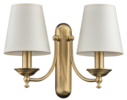 Ekskluzywna lampa ścienna Kutek San Marino SAN-K-2(P/A)CR Patyna