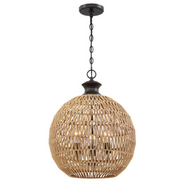 Lampa Wisząca Elstead Lighting QZ-CASABLANCA-3P-PBZ