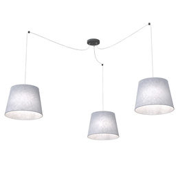 Lampa Wisząca Emibig Ascot 3 Gray (1424/3)