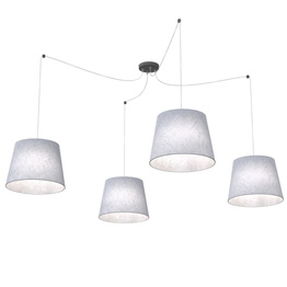Lampa Wisząca Emibig Ascot 4 Gray (1424/4)