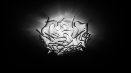 Slamp Veli Charcoal 53 cm Plafoniera okrągła