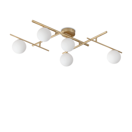 Ideal Lux Atlas Pl5 Oro Plafon 311364