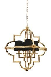 Zwis w stylu glamour złoty Berella Light Torla 4 BL0511