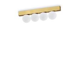 Plafon Ideal Lux Ping Pong Pl4 Ottone 328249