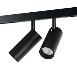 ALFA NIKO 2 TRACK MAGNETIC 2LINE 2X12W CCT SWITCH DIM BK Azzardo AZ6253