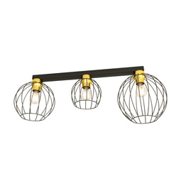 Lampa Sufitowa Emibig Nest 3 Bl Gold (1370/3)