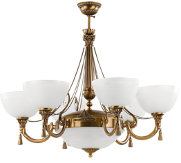 Żyrandol Kutek Roma ROM-ZW-8+1(P)
