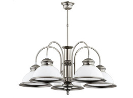 Żyrandol Kutek Lido LID-ZW-5(N) Nikiel