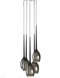 AZzardo IZZA 5 AZ2939 przydymiona Lampa Wisząca