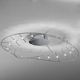 Sforzin Tesa Piccola Cromo Lampa sufitowa nowoczesna LED