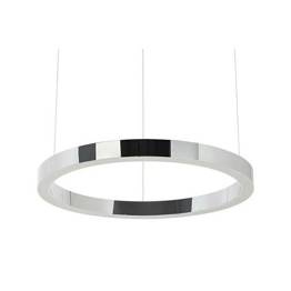 Lampa Ledowa Zwieszana King Home Ring 60 cm Silver