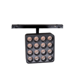 Oprawa kwadratowa  rastrowa do szynoprzewodu Maxlight Micro11 N0013N 12W Czarny 3000K