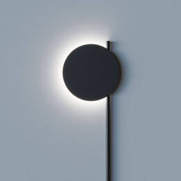 Cleoni Pill LA19/C1/116/3000K Lampa Ścienna Czarna