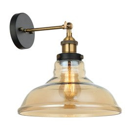 Lampa ścienna Italux Hubert MBM-2381/1 GD+AMB