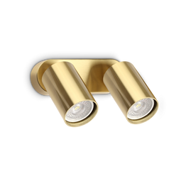 Oprawa Ścienna Ideal Lux Dynamite Ap2 Round Ottone 367392