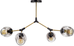 Żyrandol Elem Boston 1962/4 21QG - BL