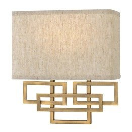 Elstead Lighting Lanza HK-LANZA2-BR Kinkiet