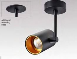 Zuma Line Tori czarno- złoty 20014-BK-N Lampa Ścienna