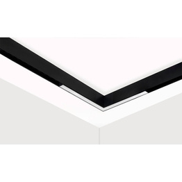 Azzardo ALFA SAGA TRACK MAGNETIC 2LINE CORNER A 24W CCT SWITCH DIM BK AZ6244