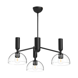 Żyrandol Elstead Lighting ALM-JUDE3-MB-CL