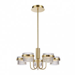 Italux Nowoczesna Lampa wisząca Tiara PND-77362-5-40W-GD