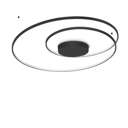 Plafon Ideal Lux Oz Pl D100 On-off Nero 3000k 364995