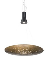 Żyrandol Fabbian Lens F46 A03 76 Brązowy