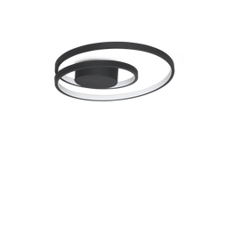 Plafon Ideal Lux Oz Pl D040 On-off Nero 3000k 365039