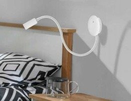 Lampa ścienna Azzardo Nogat LED biały