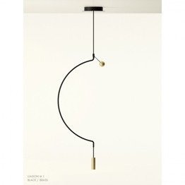 Zwis LED Axo Light Liaison M1 czarno-złoty