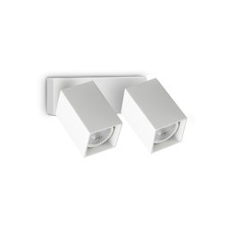 Lampa Ścienna Ideal Lux Dynamite Ap2 Square Bianco 371221