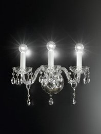 Italamp 117/AP3 Kinkiet transparentny/chrom