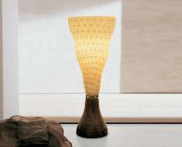 Leucos VIVIA T Lampa Stołowa bursztynowa