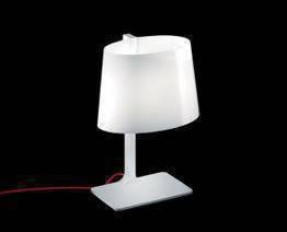 Leucos MARLOWE T lampa Stołowa z czerwonym przewodem