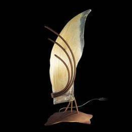 Sillux ROMA LT 1/230 SX bursztynowy/miedziany lewy Lampa Nocna