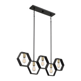 Elstead Lighting QZ-BISMARCK-ISLE-EK Bismarck Lampa wisząca