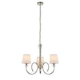 Żyrandol Interiors  Fabia & White Shades 74431