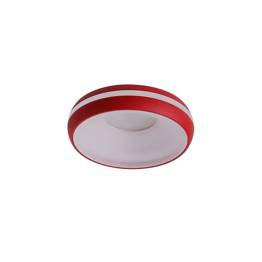 Mała Oprawa Wpuszczana Dann Lux Design Bico DLD5268 w czerwonym kolorze