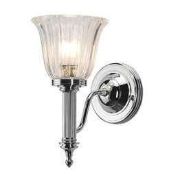 Lampa ścienna do wilgotnego pomieszczenia Elstead Lighting Carroll BATH-CARROLL1-PC IP44